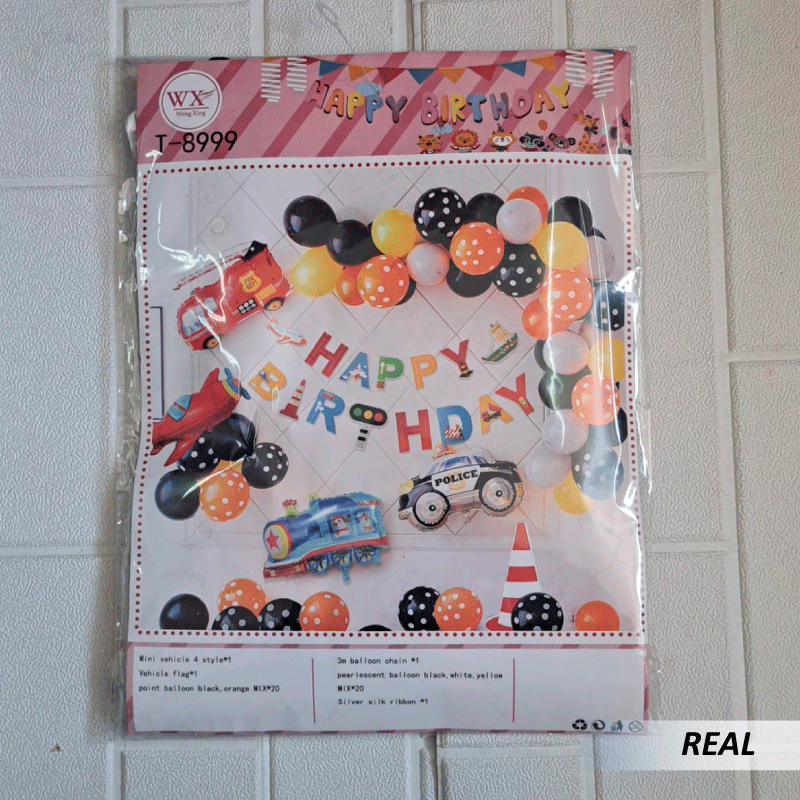 Decoración de fiesta de niños de automóvil - Imagen 3