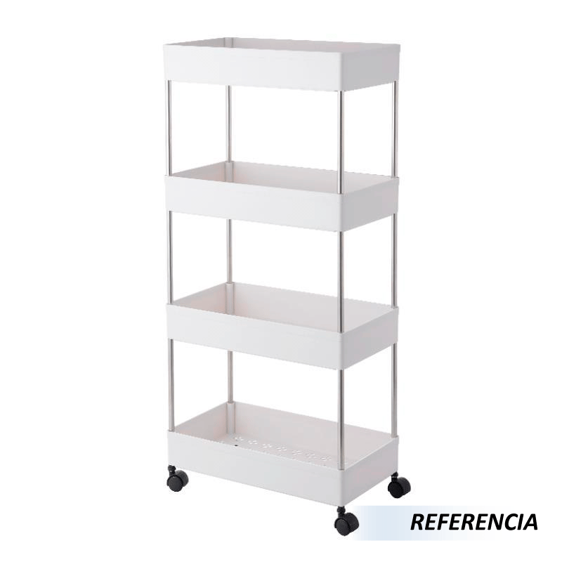 Organizador de 4 pisos de cocina con ruedas - Imagen 4