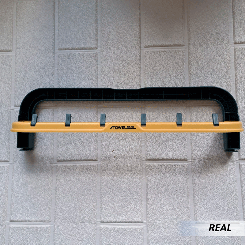 Toallero adhesivo baño colgador toalla - Imagen 3