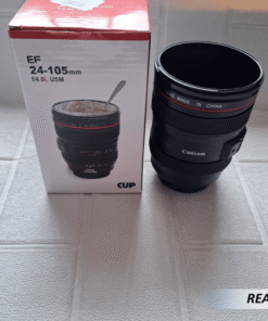 Vaso en forma de Lente de Cámara