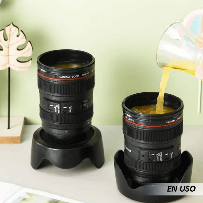 Vaso en forma de Lente de Cámara - Imagen 5